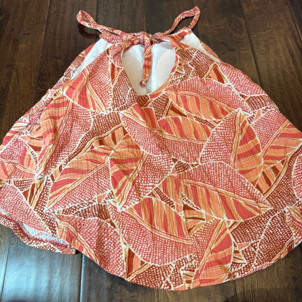 Shebird The Sofia Halter Gauze Bra Top Palm Print size M/L (5) Lightweight - Picture 7 of 9